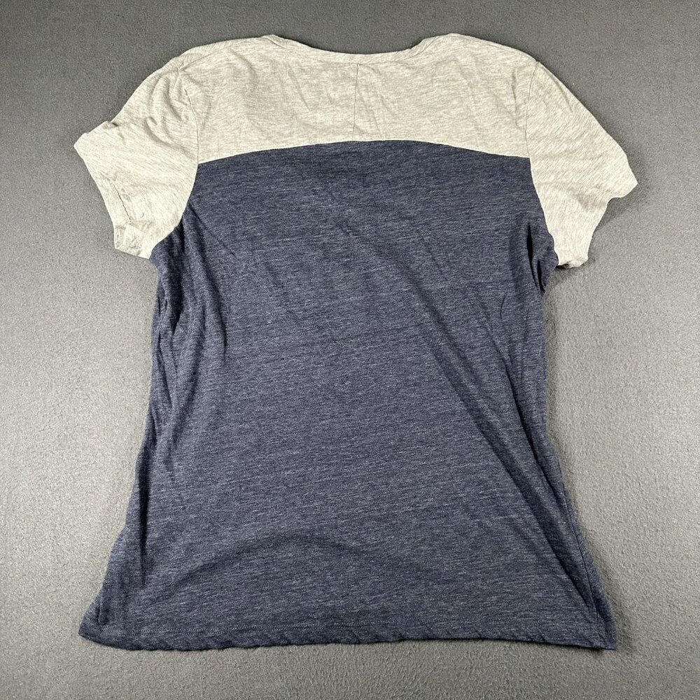 Atlanta Braves Shirt Womens‎ XL Blue Gray MLB Baseball Tee Short Sleeve Genuine - Picture 8 of 9